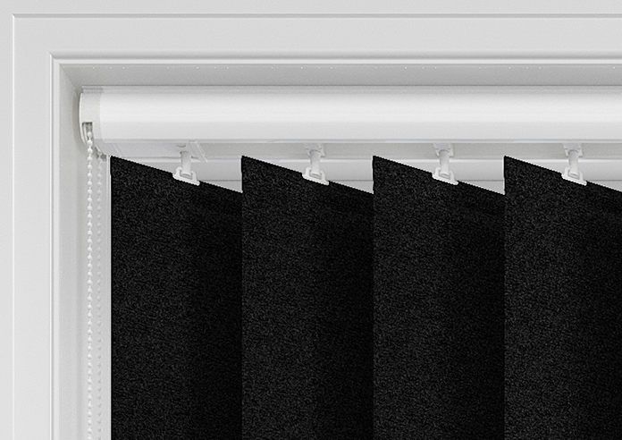 Shimmer (Blackout), Jet - Vertical Blind - Image 13